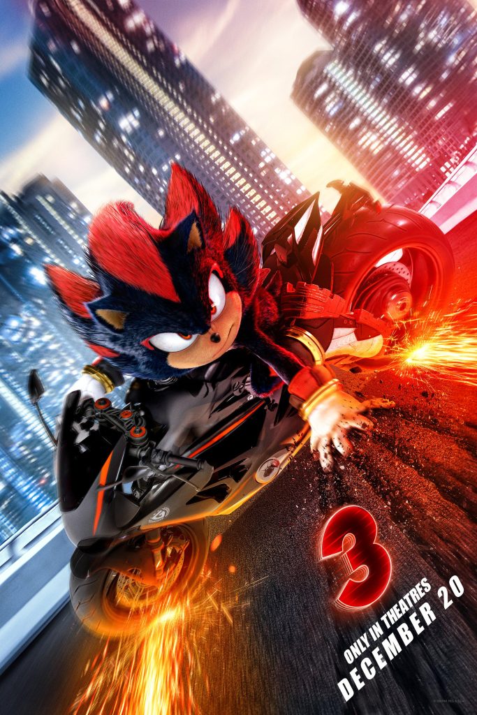 Sonic the Hedgehog 3 Shadow movie poster 683x1024