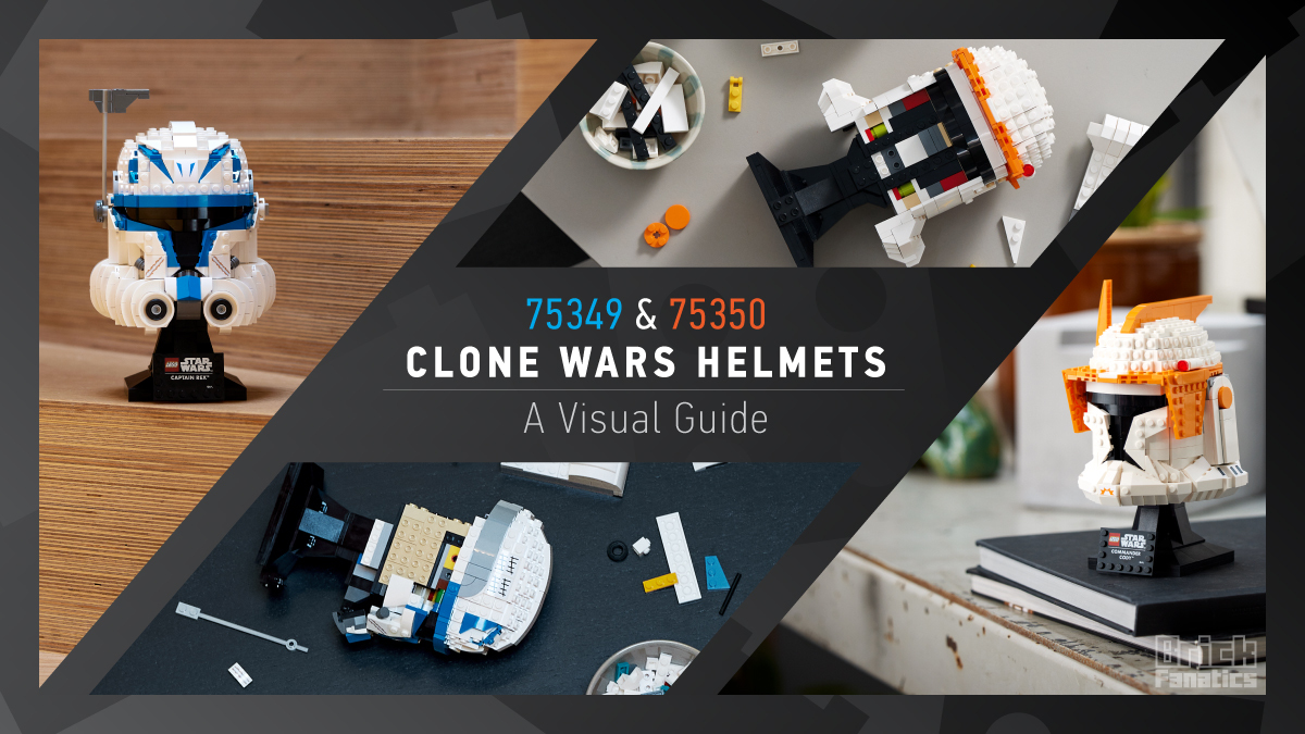 LEGO Star Wars: The Clone Wars helmets visual tour and gallery