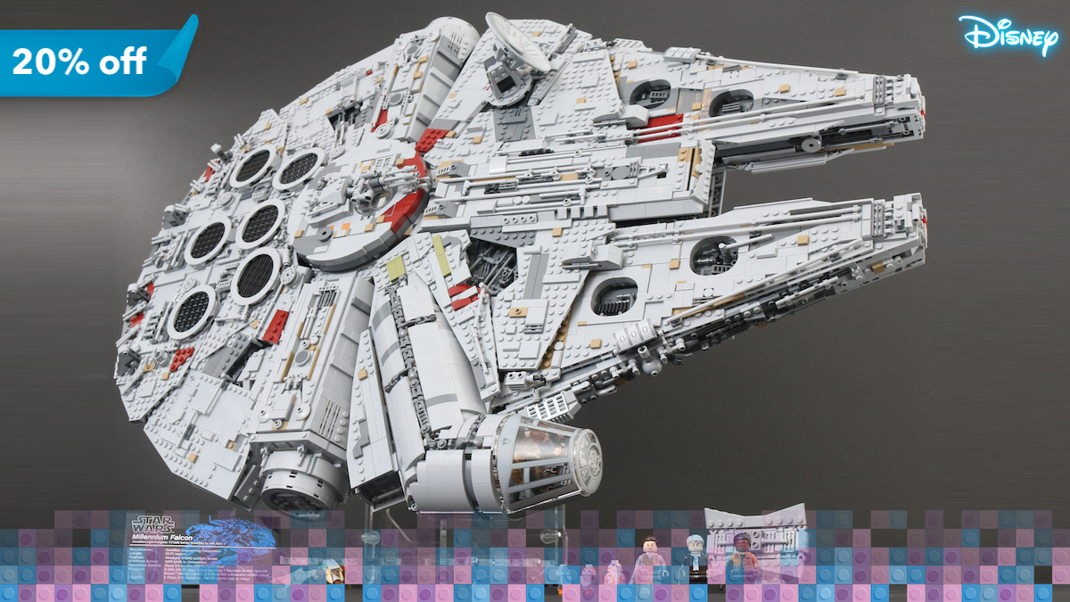 Save big on LEGO Star Wars Mos Eisley and Millennium Falcon for Black Friday