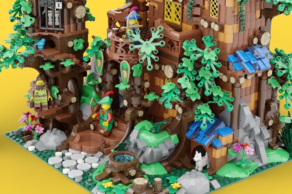 LEGO Ideas Forest Base 3