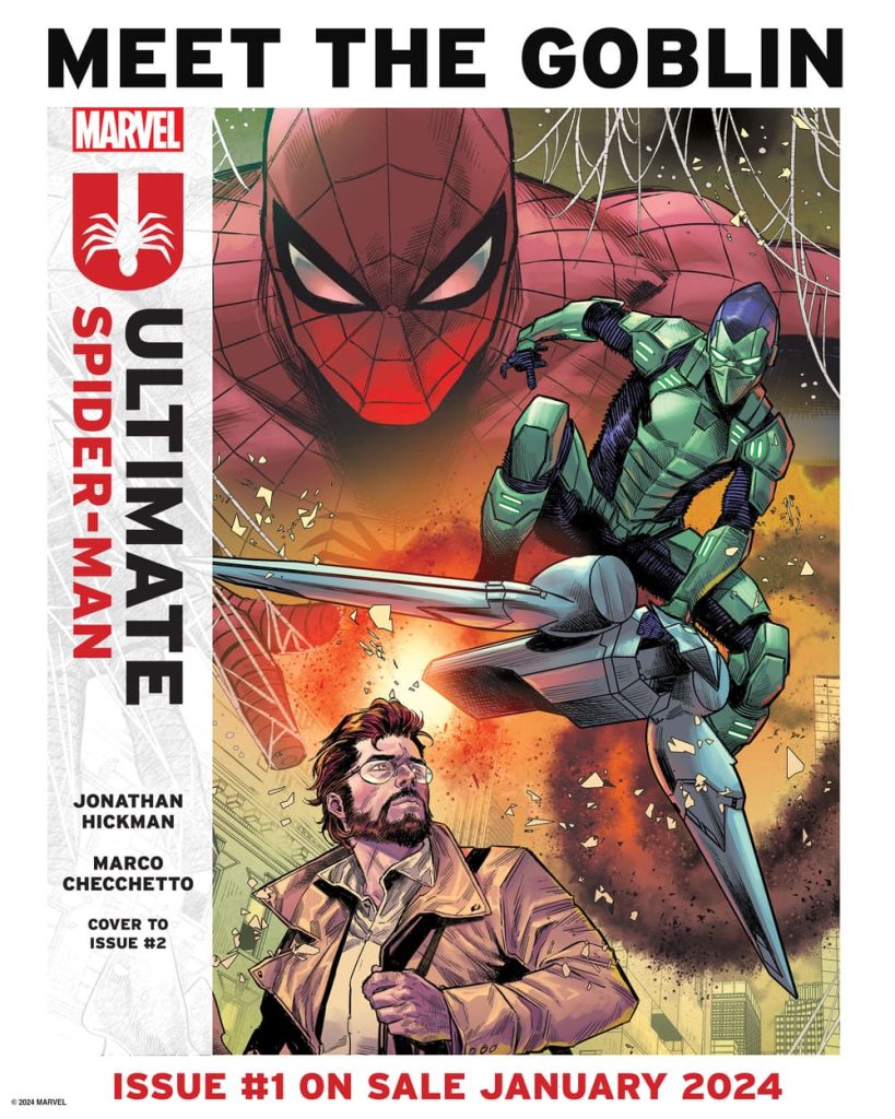 ultimate spider man green goblin cover 819x1024