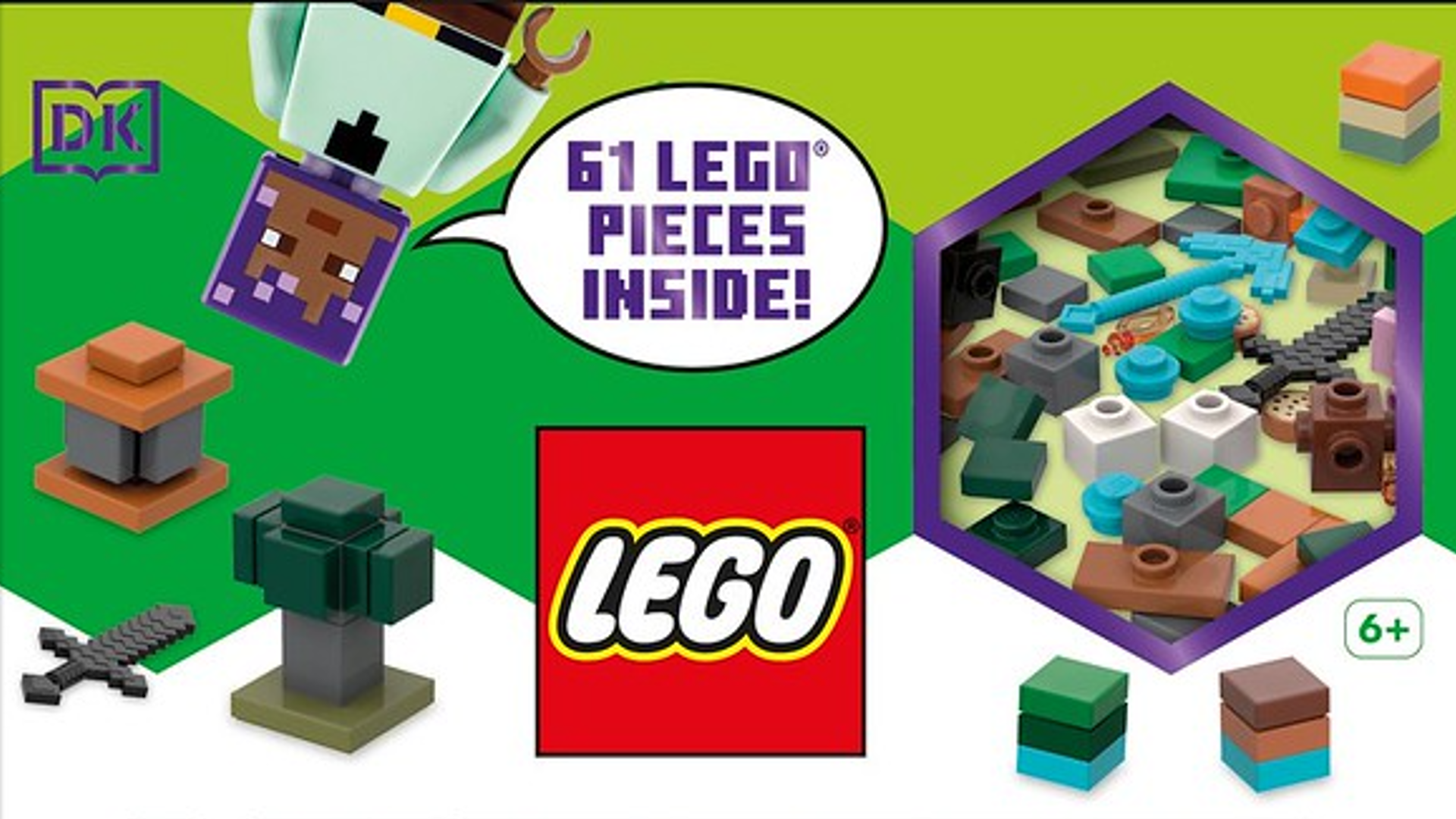 Official LEGO Minecraft Games Books launching in 2025