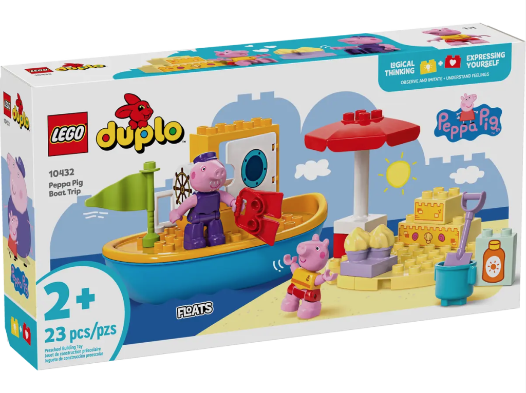 LEGO DUPLO Peppa Pig 10432 Peppa Pig Boat Trip box front 1024x766