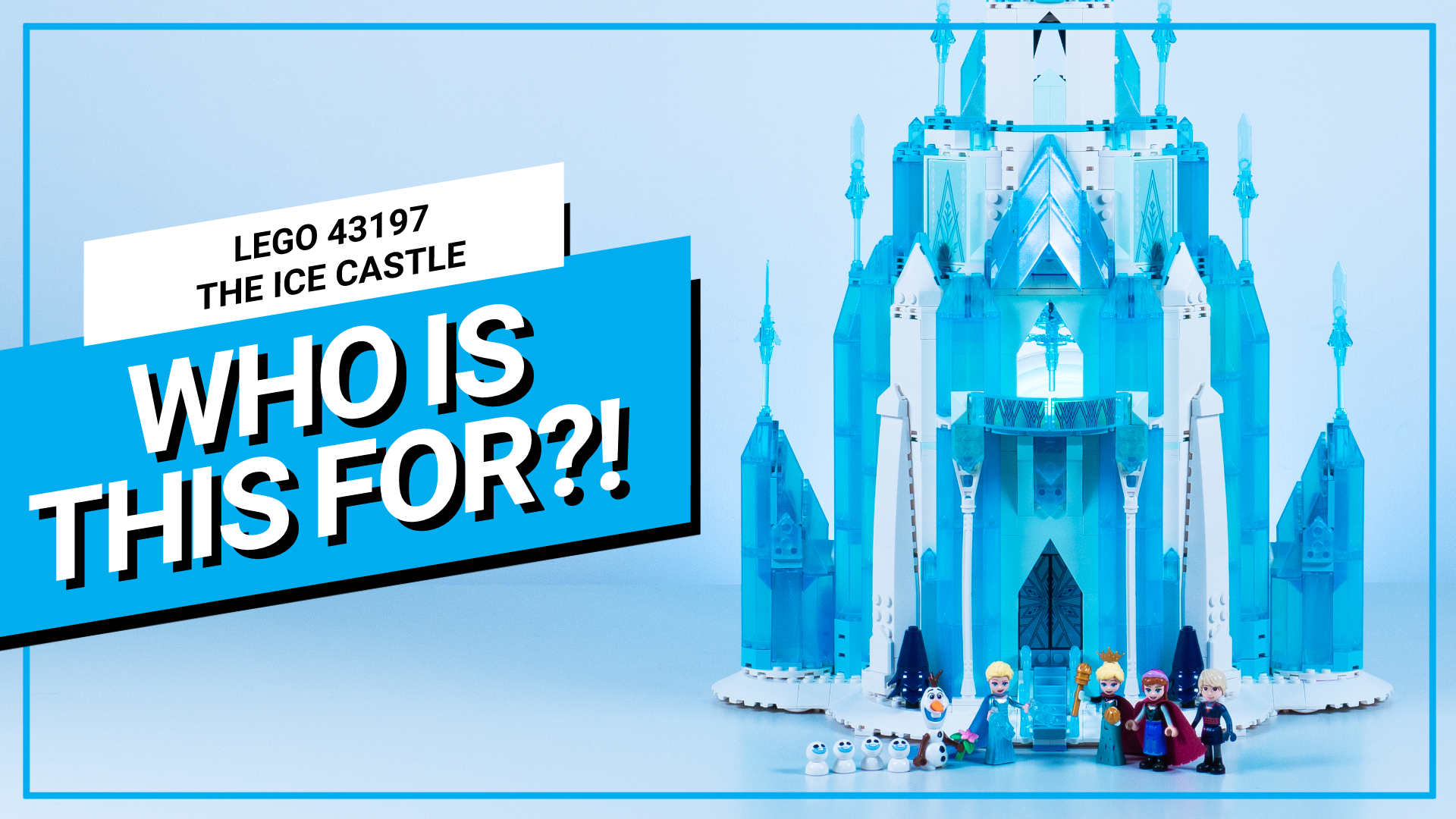 Watch our cool review of LEGO Frozen 43197 The Ice Castle