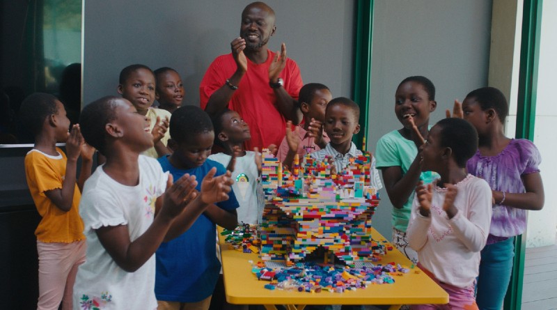 Architect Sir David Adjaye partners with the LEGO Group to construct symbolic sculpture
