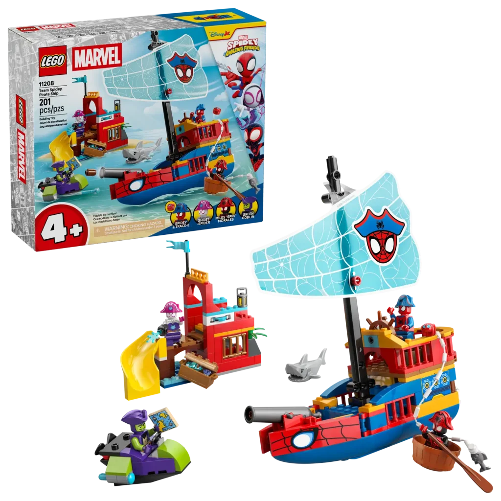 LEGO Marvel 11208 Team Spidey Pirate Ship 1024x1024