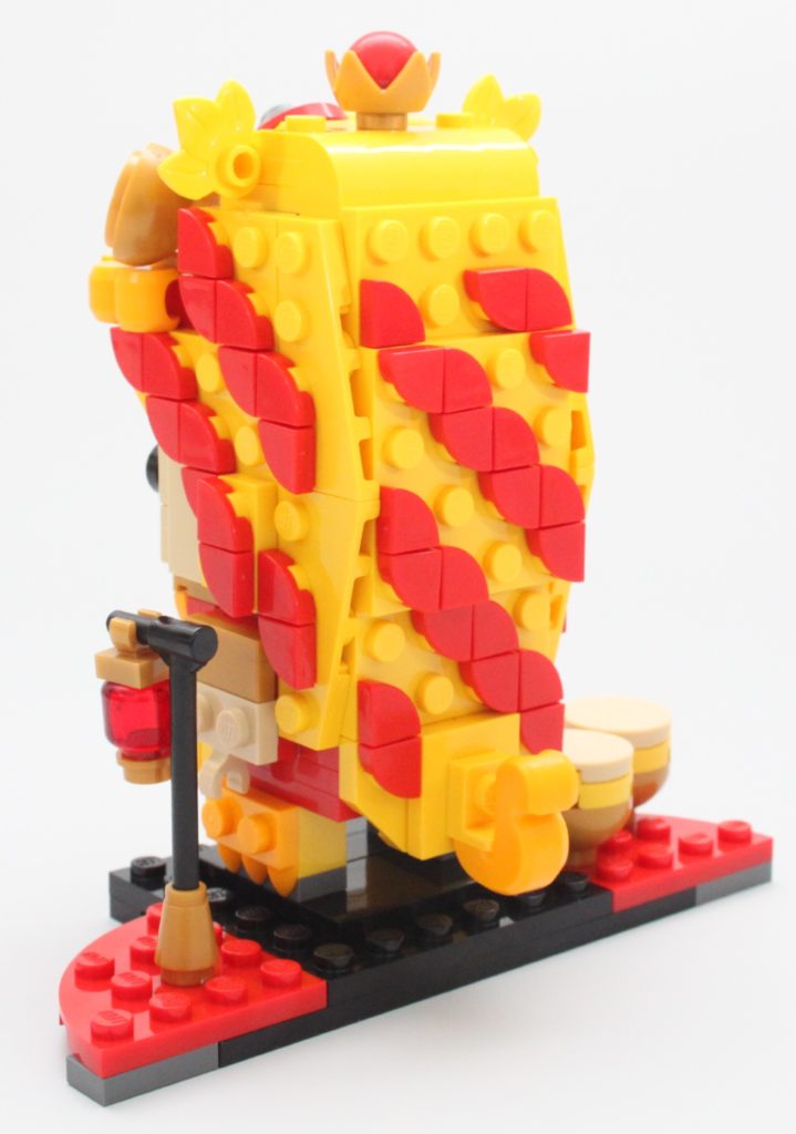 LEGO BrickHeadz 40540 Lion Dance Guy review back 2 1