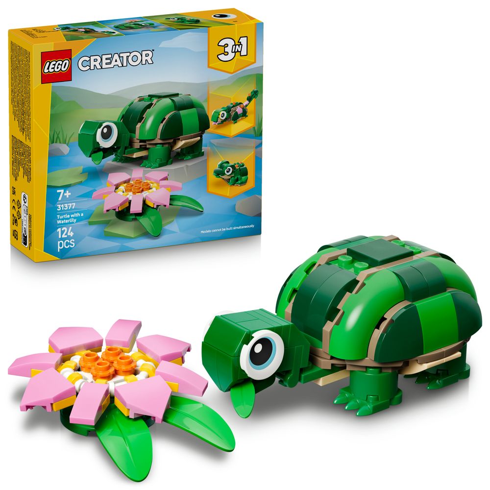 31377 LEGO Schildkroete mit Seerose