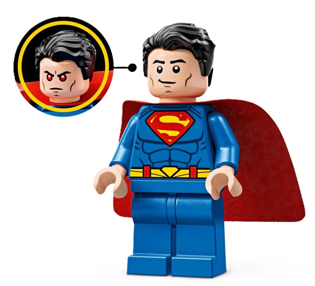 LEGO 76302 Marvel Mech Supermana kontra Lex Luthor twarz 1024x929
