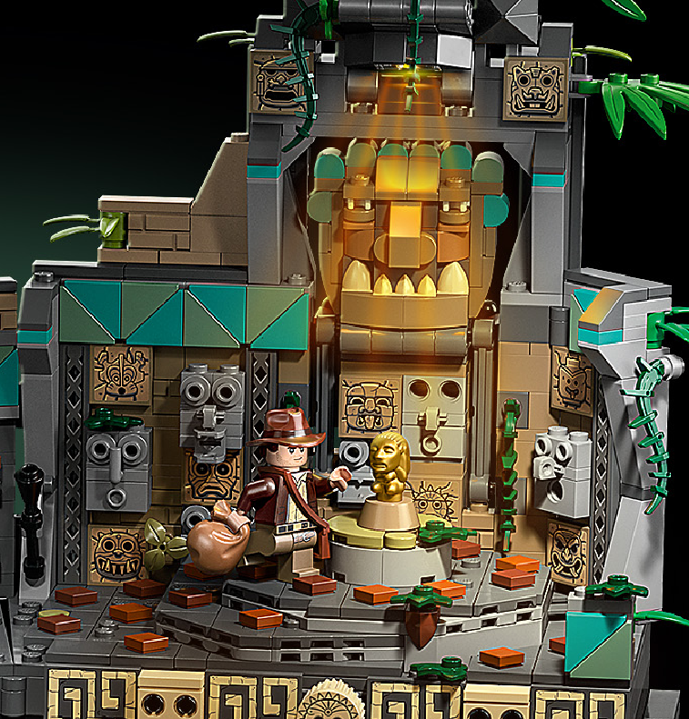 LEGO Indiana Jones 77015 Temple of the golden idol light brick