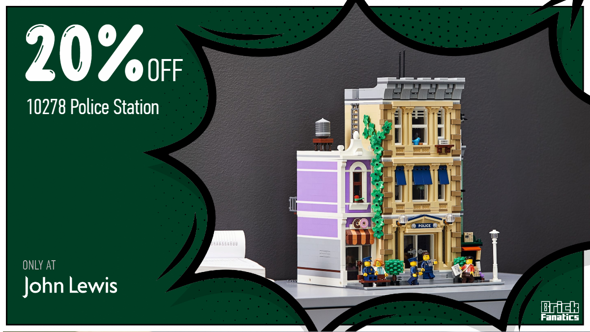 Retiring soon: LEGO Icons 10278 Police Station discounted by 20%