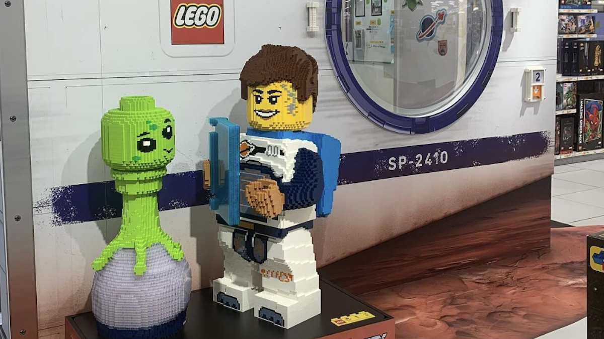 LEGO Stores jet off into space with free LEGO and huge displays