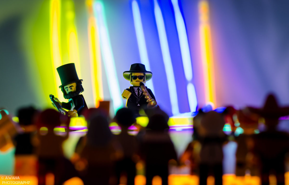 Brick Pic of the Day: Soulful sax