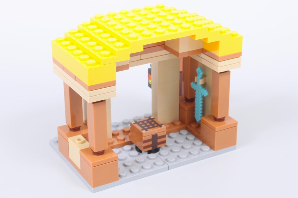 LEGO Minecraft 21273 The Ghast Balloon Village Attack review 5 1024x683