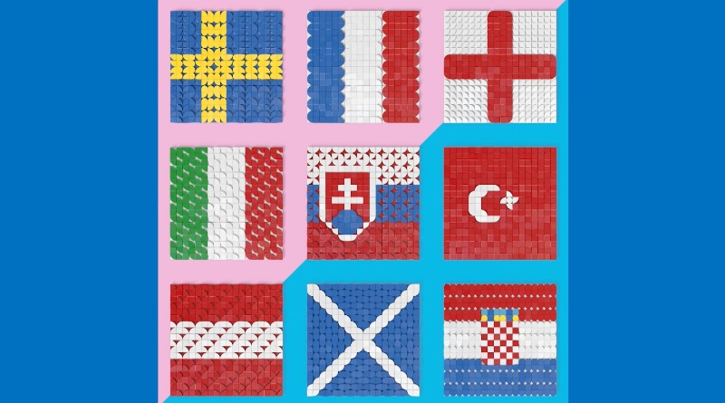 Make your own flag with LEGO DOTS