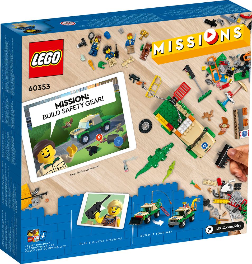 60353 Animal Rescue Missions box back