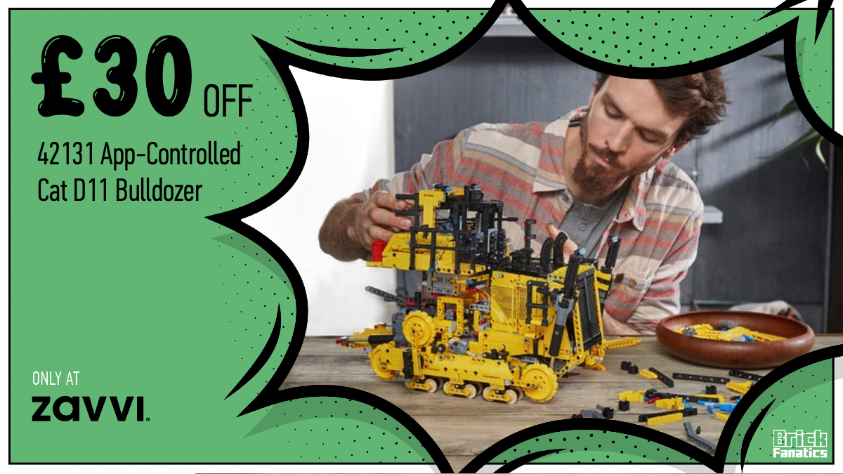 Dig it: Zavvi discounts LEGO Technic 42131 App-Controlled Cat D11 Bulldozer