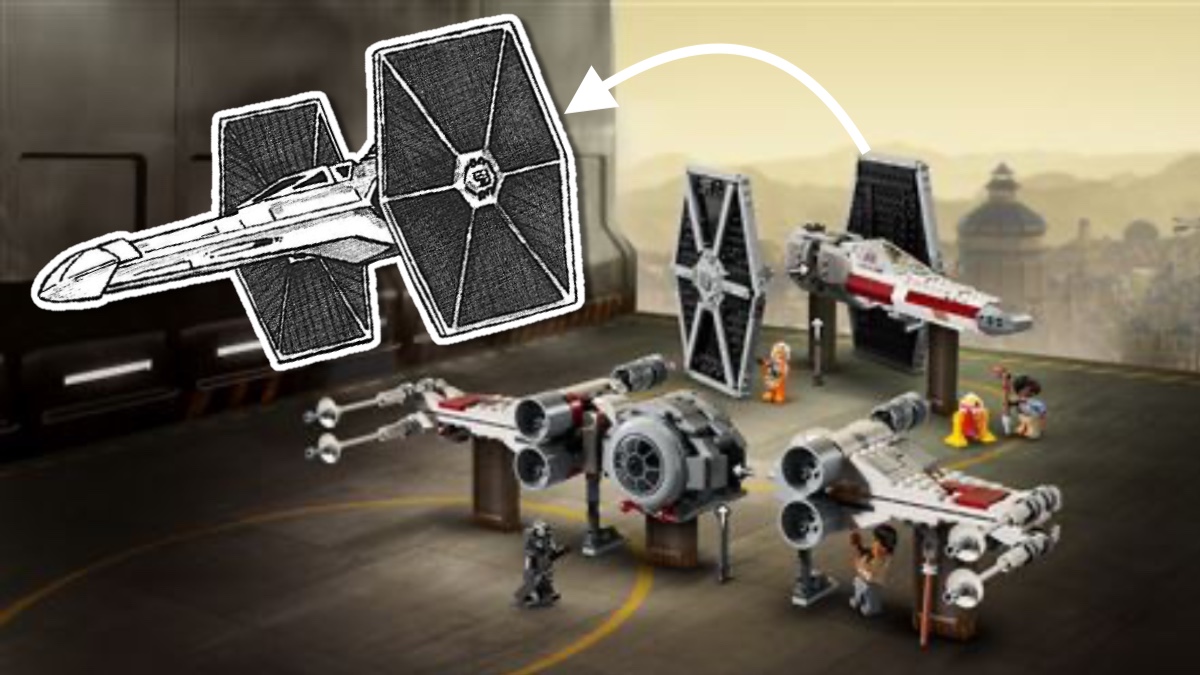 LEGO Star Wars TIE Wing and X-Fighter explained