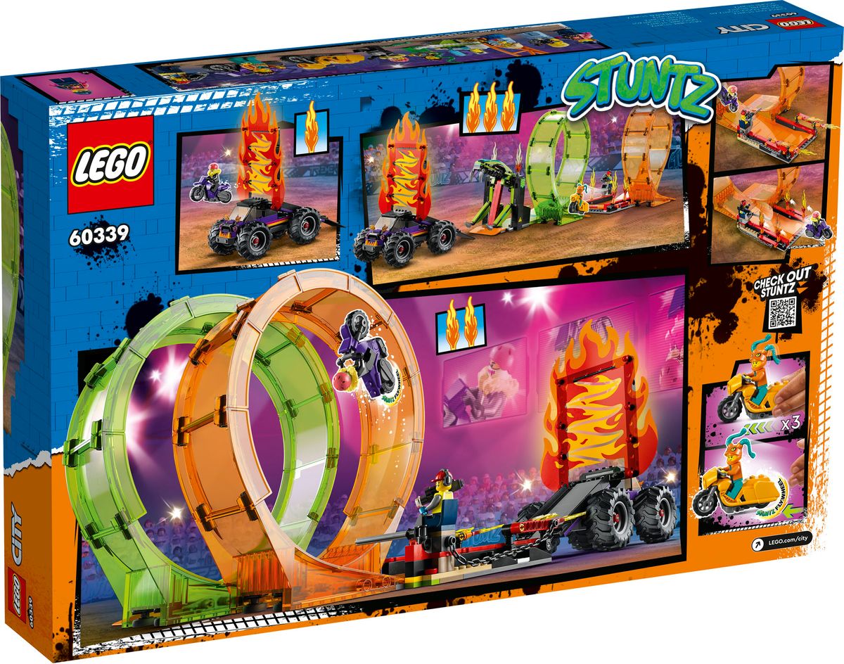 60339 STUNT SHOW DOUBLE LOOP box back