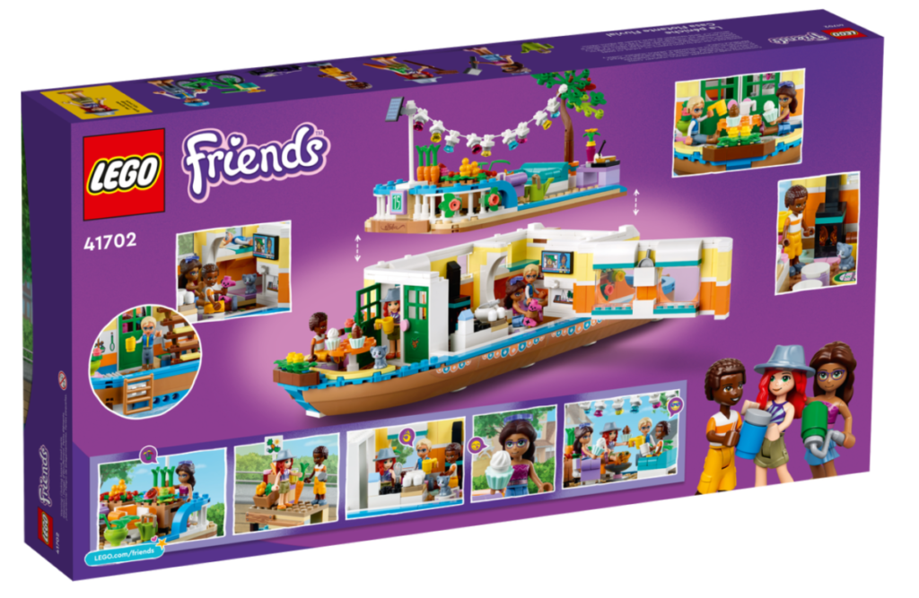 LEGO Friends 41702 Canal Houseboat box back 1024x667