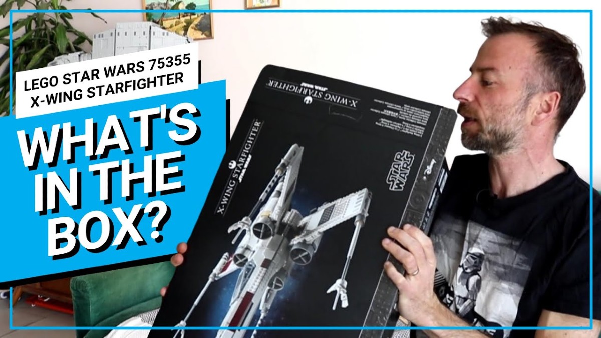 WATCH: Inside the box of LEGO Star Wars 75355 X-Wing Starfighter 