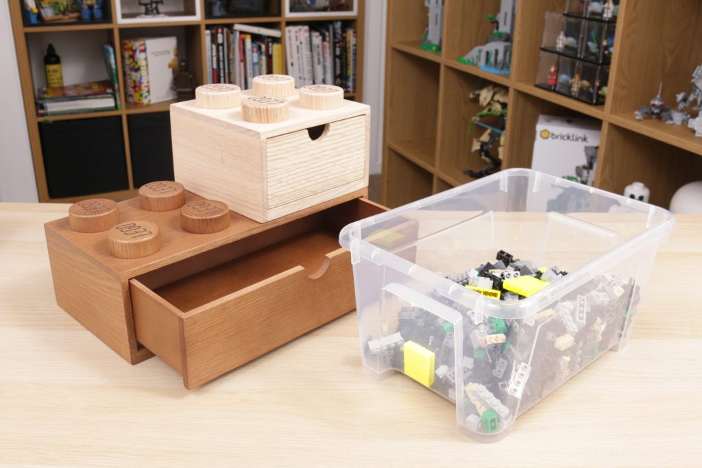 LEGO Room Copenhagen Wooden Desk Drawer 2x2 and 2x4 review 58 1024x683