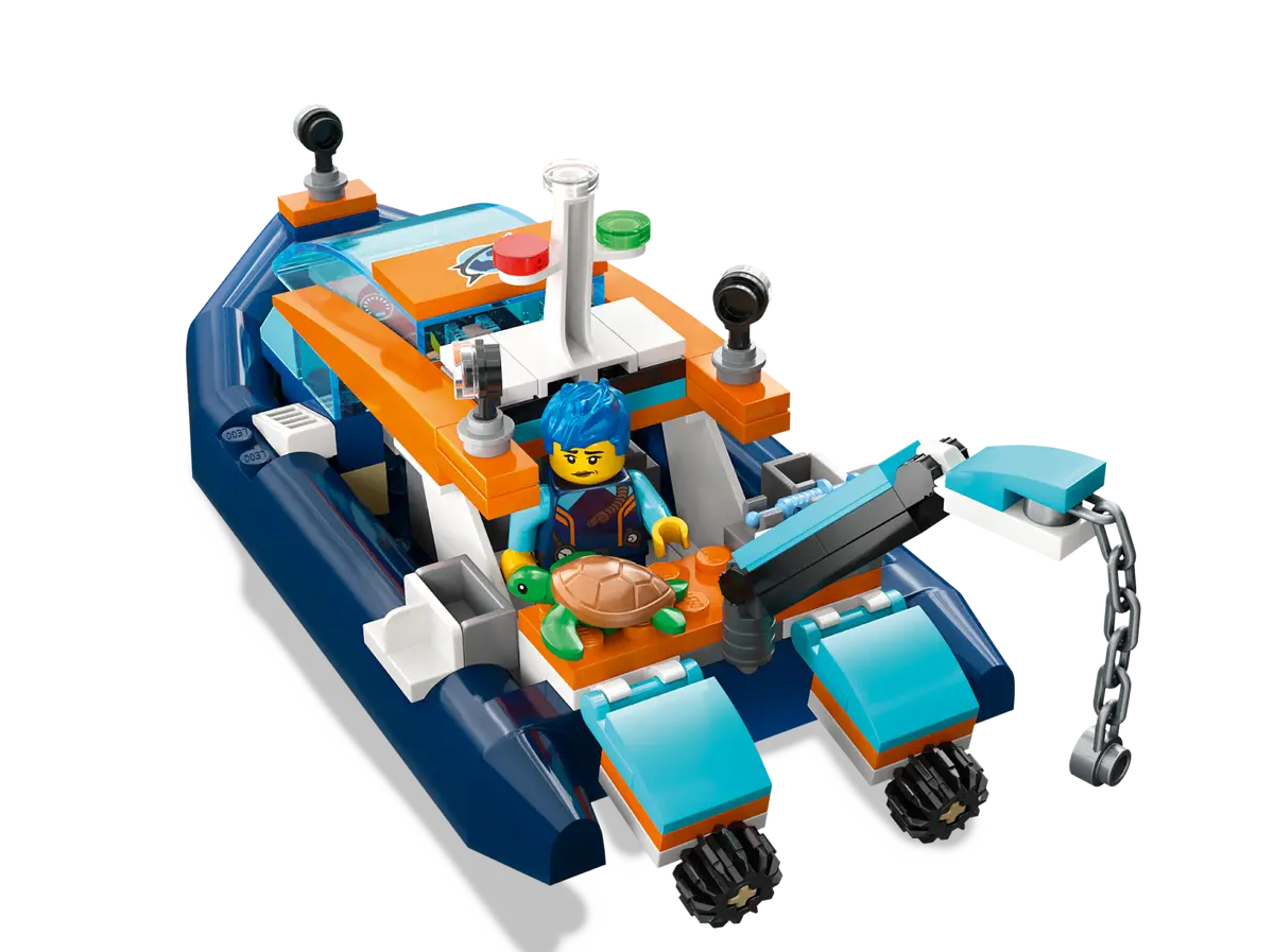 LEGO City 60377 Explorer Diving Boat 3