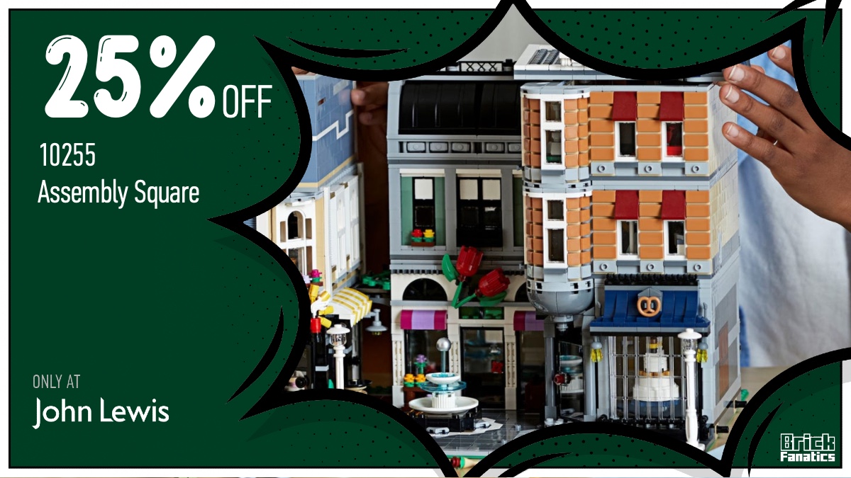 Massive saving on hard-to-find 10255 Assembly Square in John Lewis LEGO sale