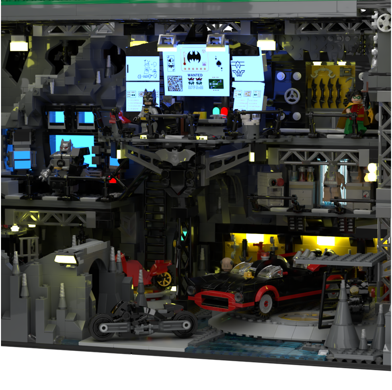 lego batcave moc by Dream Build Bricks 3