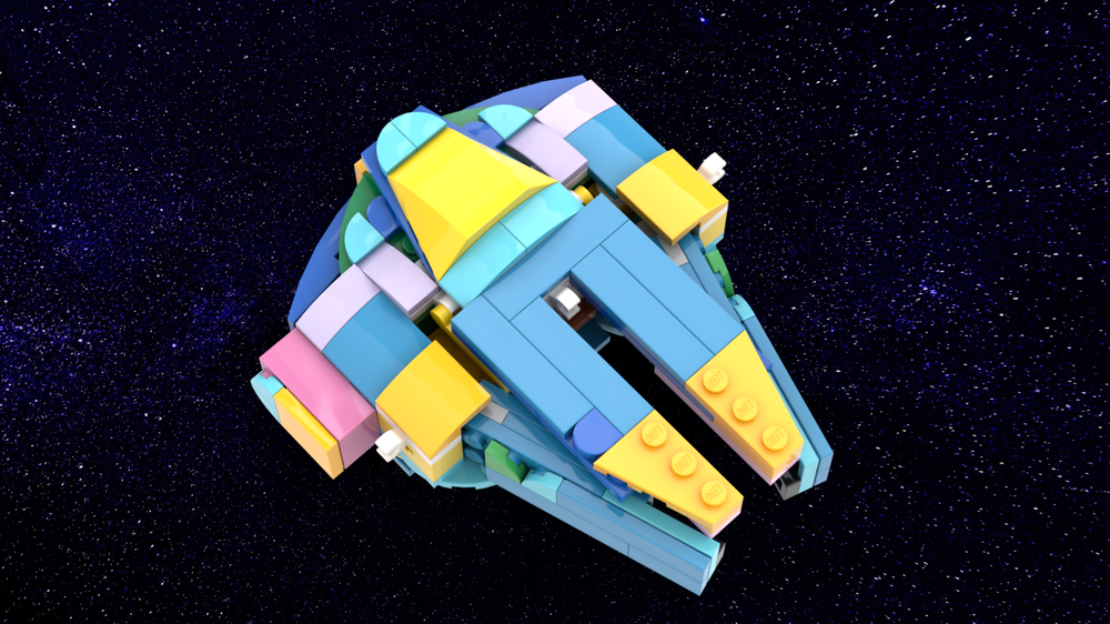 REBRICKABLE LEGO Creator 31136 Exotic Parrot Millennium Falcon