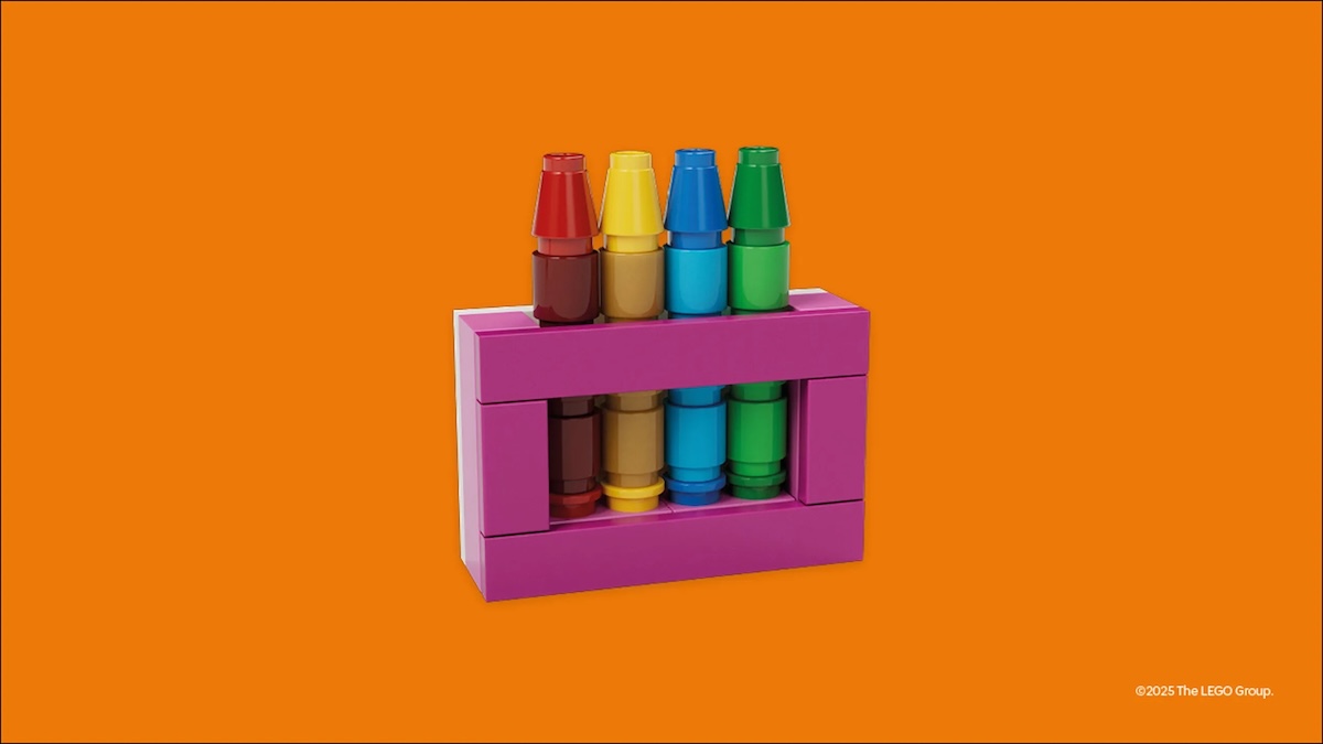 LEGO Store visitors in Europe can pick up a colourful Crayon build for free