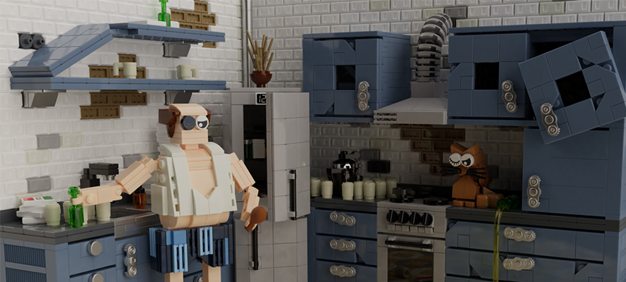 Brick Pic of the Day: Letting it slide...