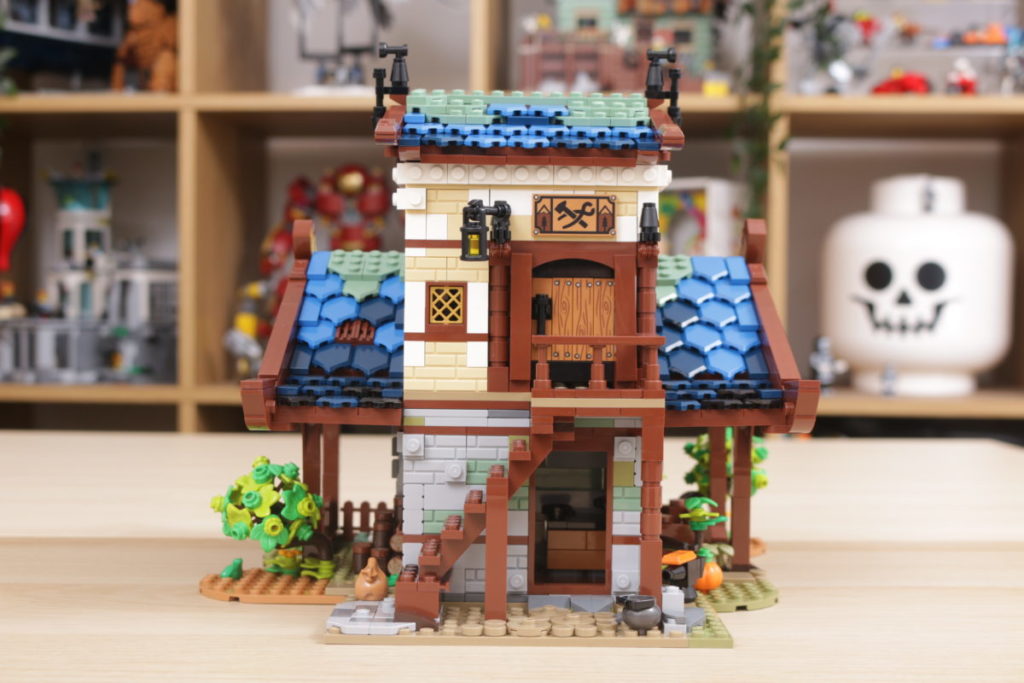 Rebuilding LEGO Ideas 21318 Medieval Blacksmith with Rebrickable 16 1024x683