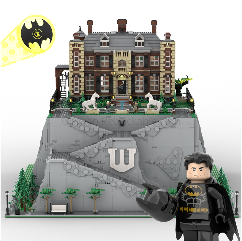 lego batcave moc by Dream Build Bricks 2
