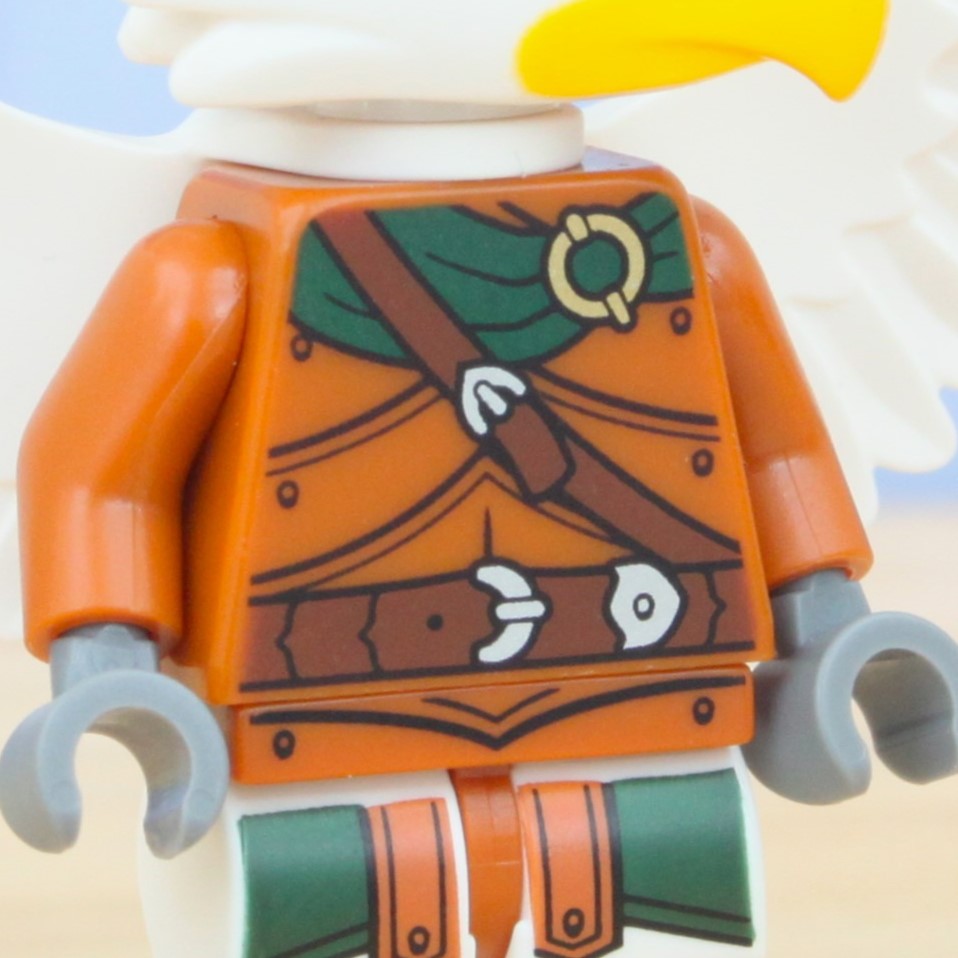 lego collectible minifigures 71047 dungeons and dragons review aarakocra ranger torso