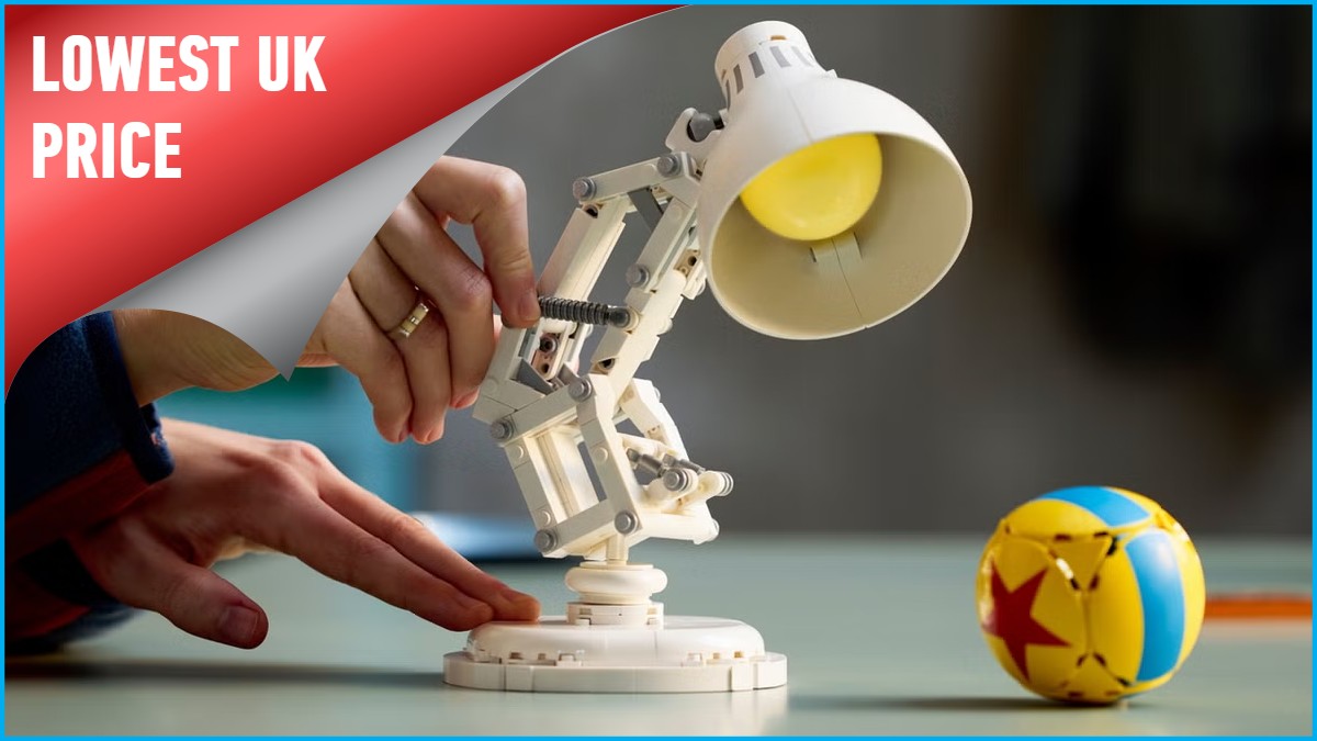 Lowest UK price for LEGO Disney Pixar lamp set