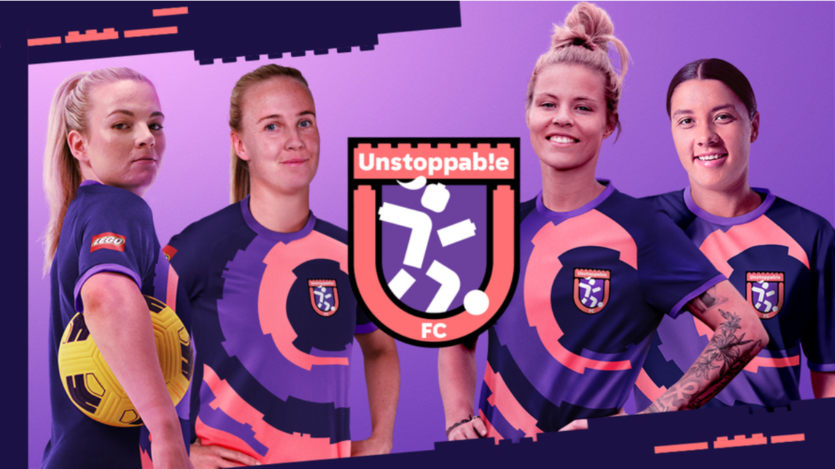 The LEGO Group launches ‘Unstoppable FC’ with women’s football stars