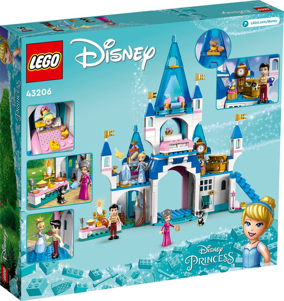43206 CINDERELLAS CASTLE box back