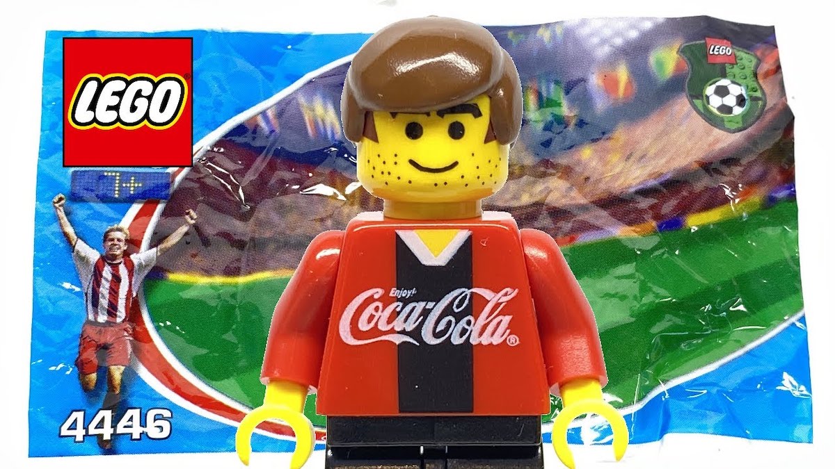 Upgrade LEGO Ideas 21337 Table Football with rare Coca-Cola CMF series