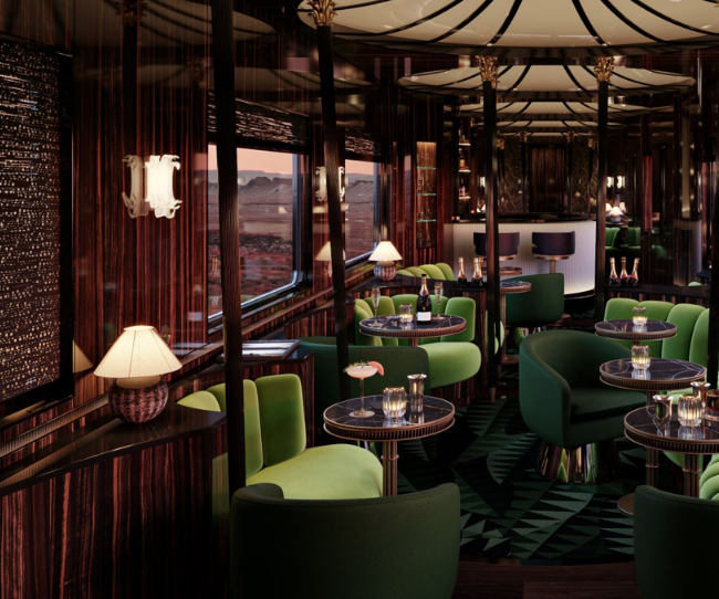 The Orient Express cupcake lamps