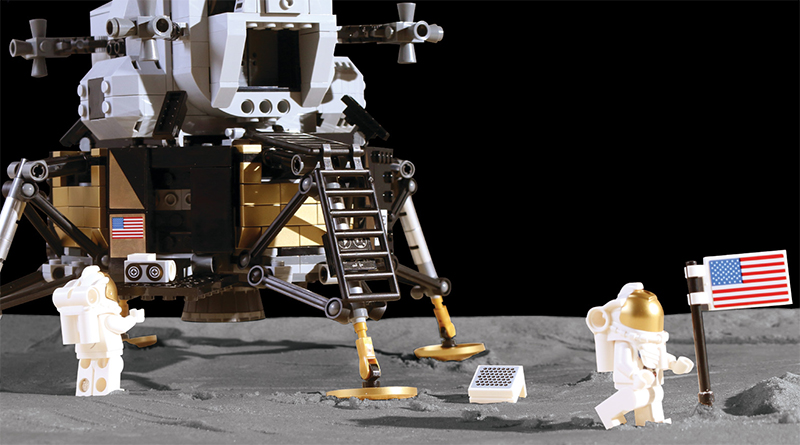 LEGO designers recreated the Moon landing with advice from NASA experts