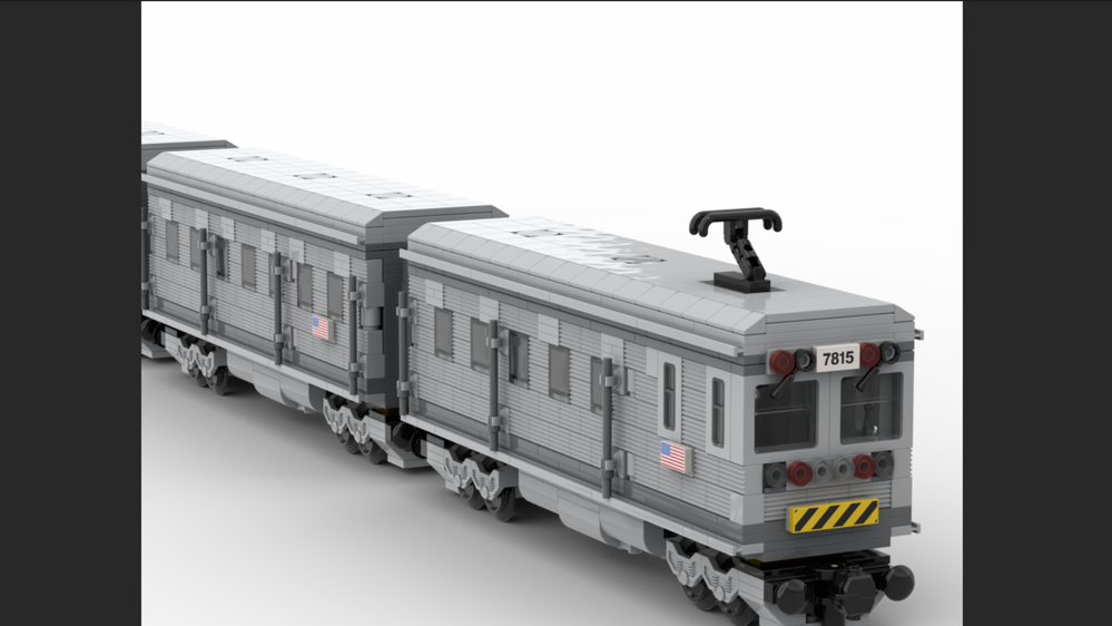 lego new york subway car moc