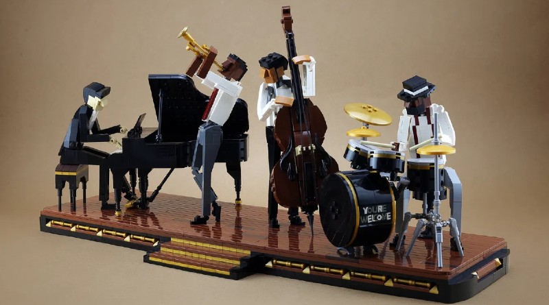 The LEGO Ideas Jazz Quartet has played its way to 10K supporters