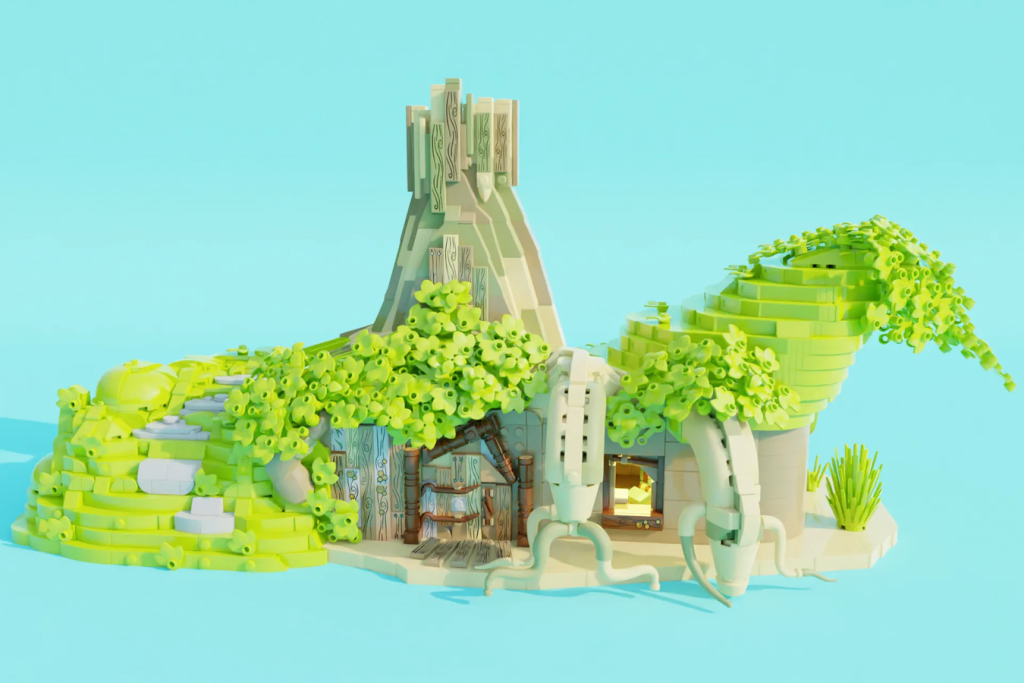 LEGO Ideas Dreamworks Shrek Swamp 2 1024x683