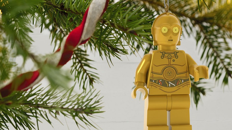 LEGO Star Wars C-3PO and R2-D2 Christmas tree ornaments coming