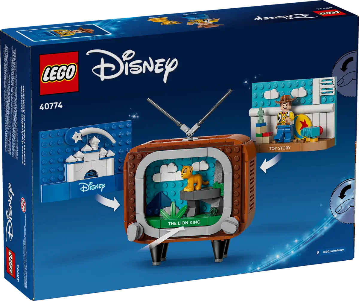 LEGO Disney 40774 Classic Animation Scenes box back