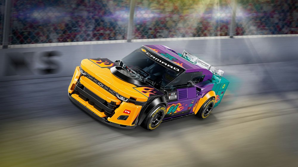 lego 76935 nascar next gen chevrolet camaro ZL1 key art 1