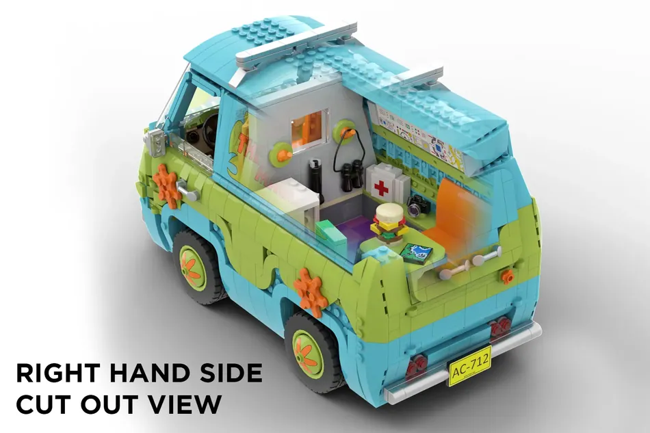 LEGO Ideas Scooby Doo Mystery Machine 4