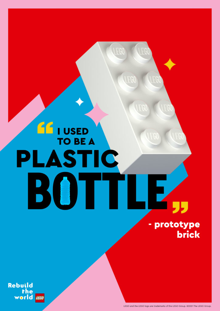 LEGO brick PET recycled plastic 1