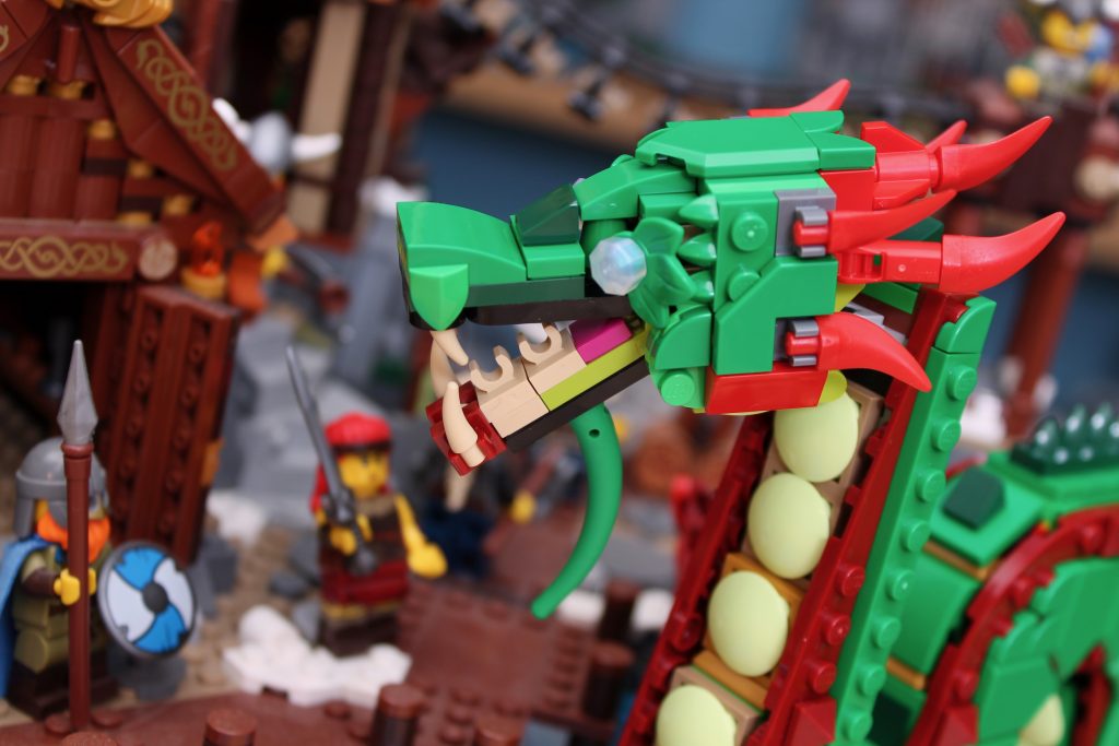 LEGO Creator 3 in 1 31161 Medieval Dragon 21343 Viking Village comparison 2 1024x683